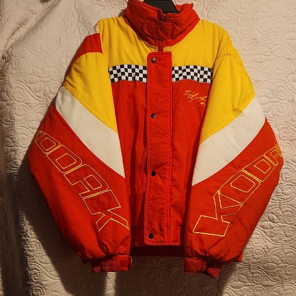 Kodak Jacket with Red, Yellow, and White Accents